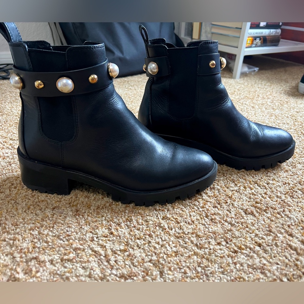 Carl Langfeld, Paris Porshay lug sole bootie women’s